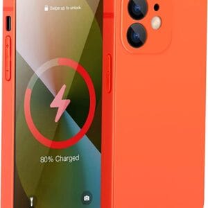 מגן גומי Rubber IP12/12 Pro 6.1 - כתום
